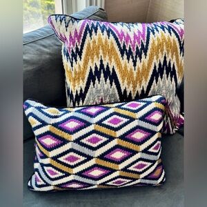 2 Jonathan Adler pillows